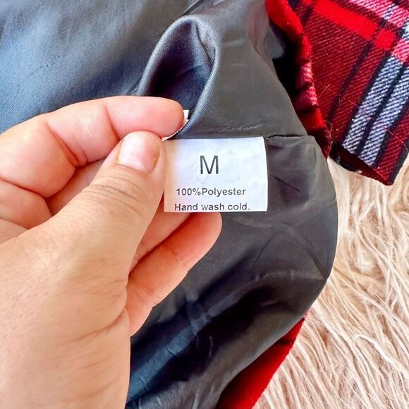 Plaid Peacoat  - Picture 4 of 5